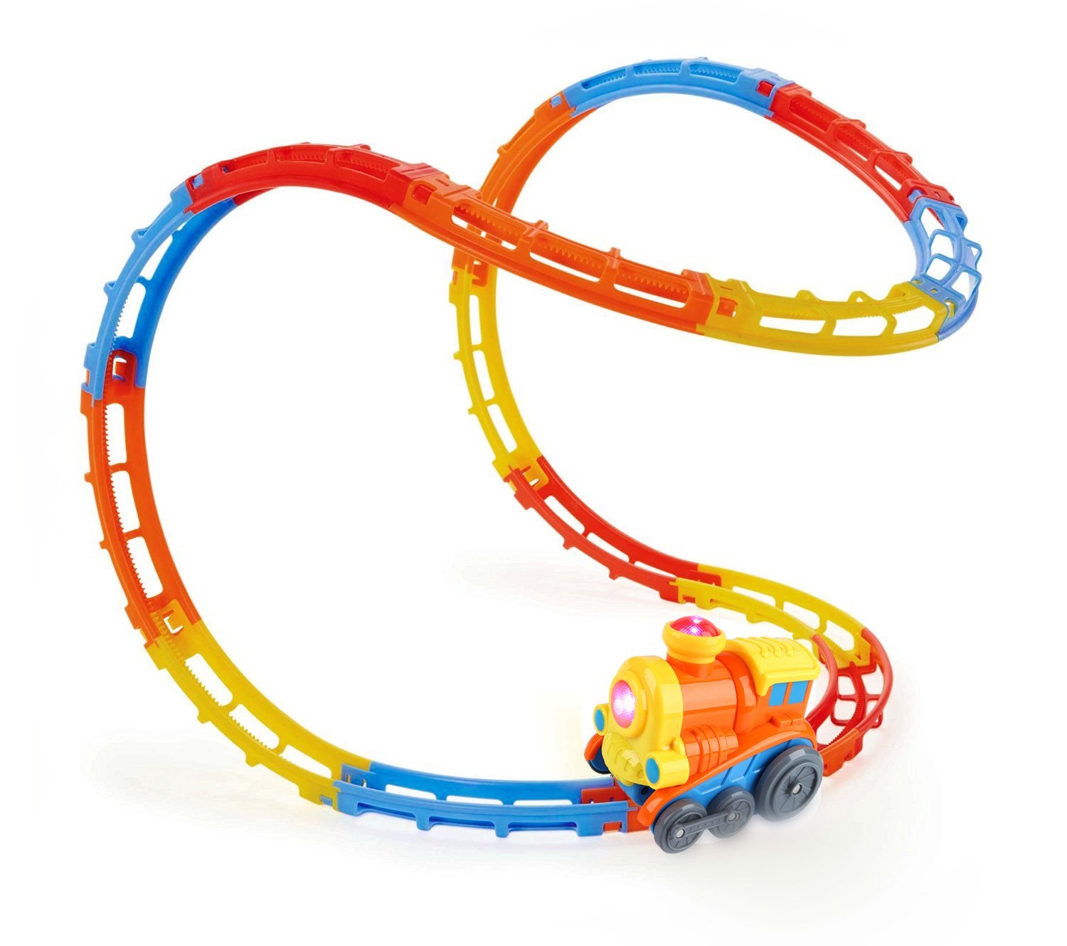 Tumble Track Train Play Set With Lights And Sound Roller Coaster
