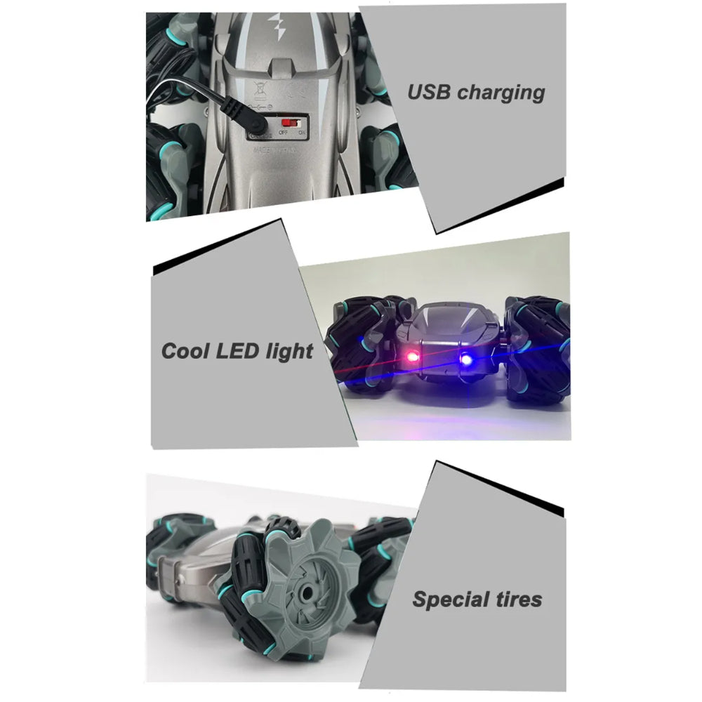 2.4GHz Revolutionary Radio And Gesture Controlled Stunt Car