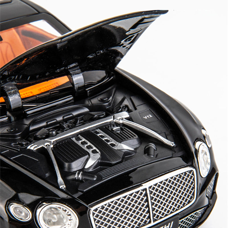 Continental GT Car Alloy Luxy Model Diecasts Metal High Simulation Sound and Light Car