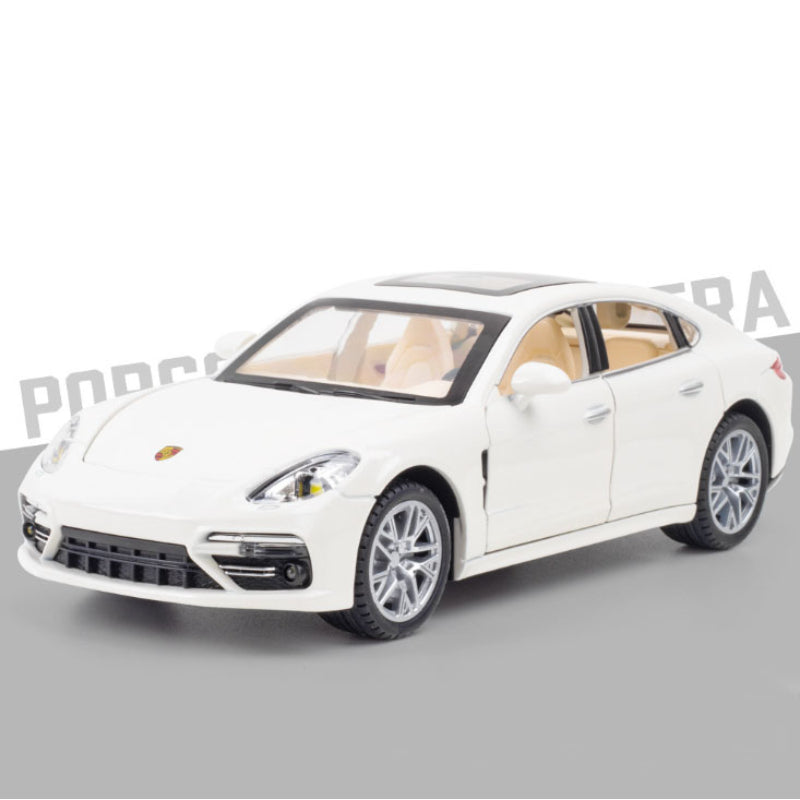 Panamera Alloy Model Diecasts Vehicles With Sound Light Pull Back Car