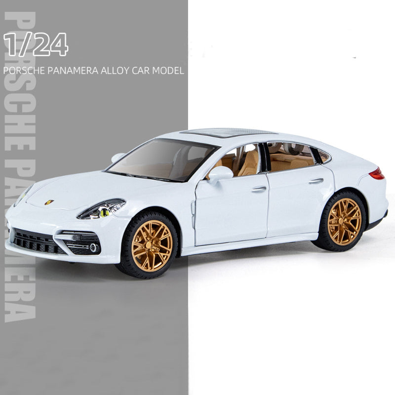 Panamera Alloy Model Diecasts Vehicles With Sound Light Pull Back Car