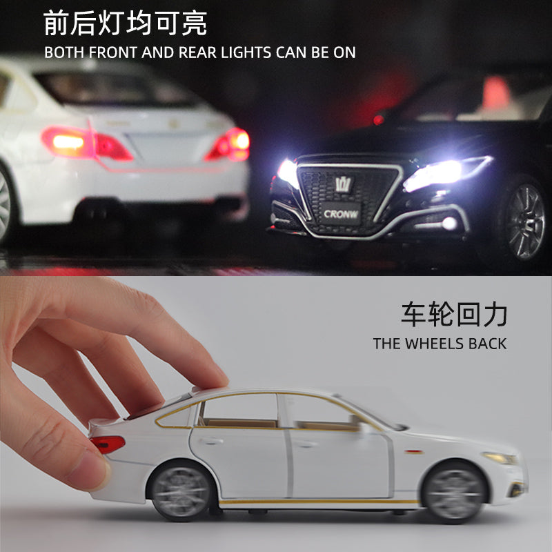 Toyota Crown die Cast model car simulation with sound and light