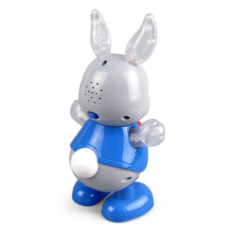 Electric Dancing Doll Music Lighting Rabbit Shiny Educational Electronic Walking Robot Toy