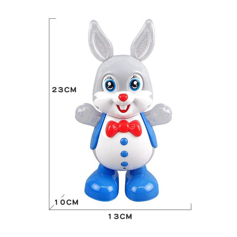 Electric Dancing Doll Music Lighting Rabbit Shiny Educational Electronic Walking Robot Toy