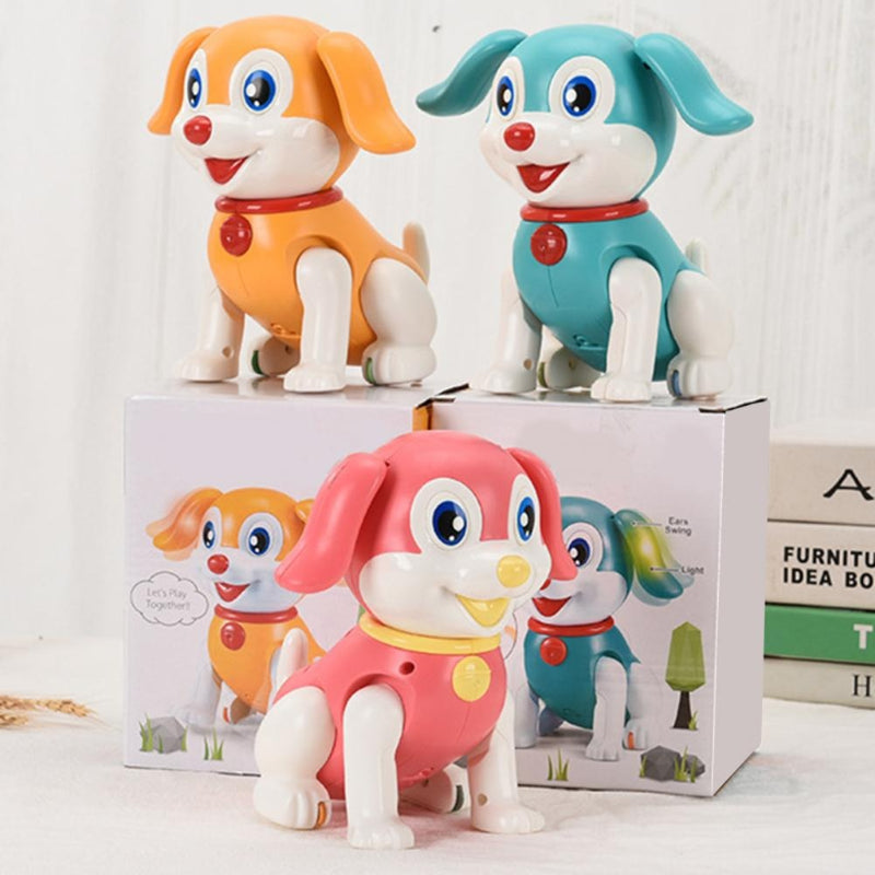 Intelligent Electric Dog With Music And Ear Swing Robotic Toy For Kids
