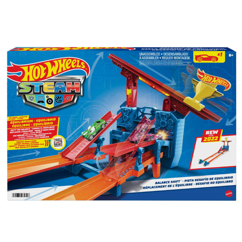 Hot Wheels Colorful Steam Balance Shift Playset for kids