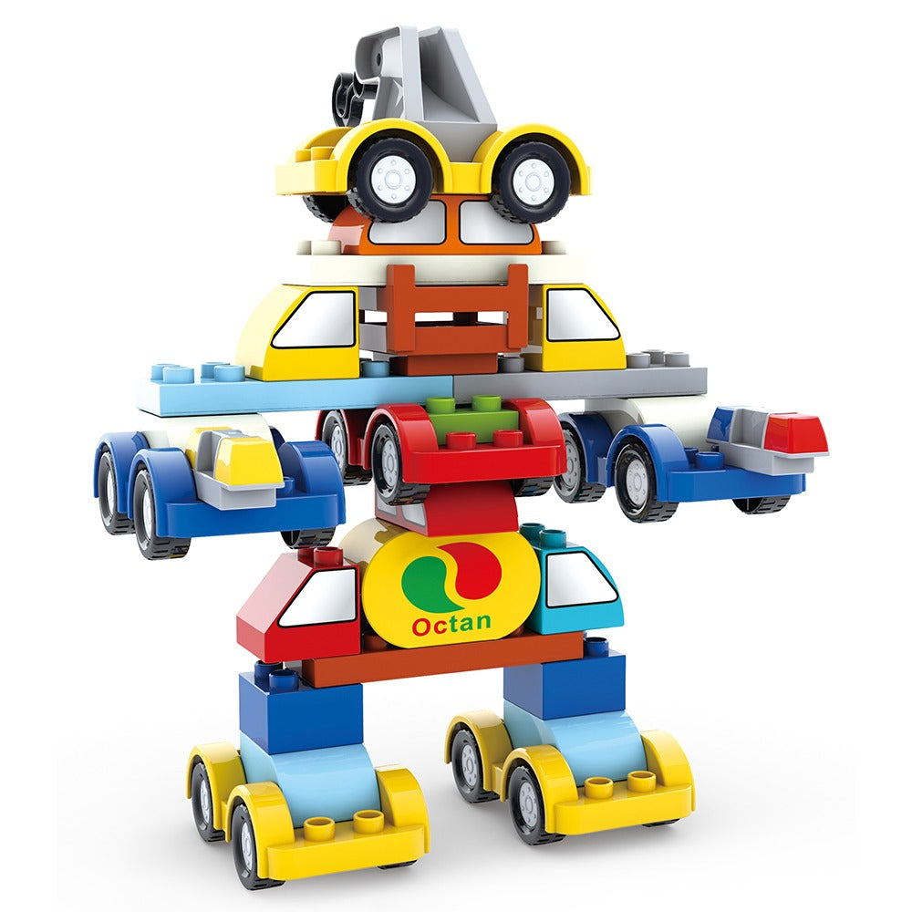 41Pcs Kid DIY Colorful Building Blocks Funny Toy Play Set