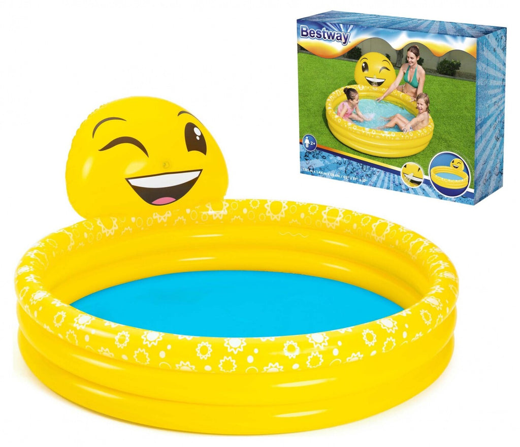 Bestway 53081 Summer Smiles Sprayer Swimming Pool 65 X 27 X 56