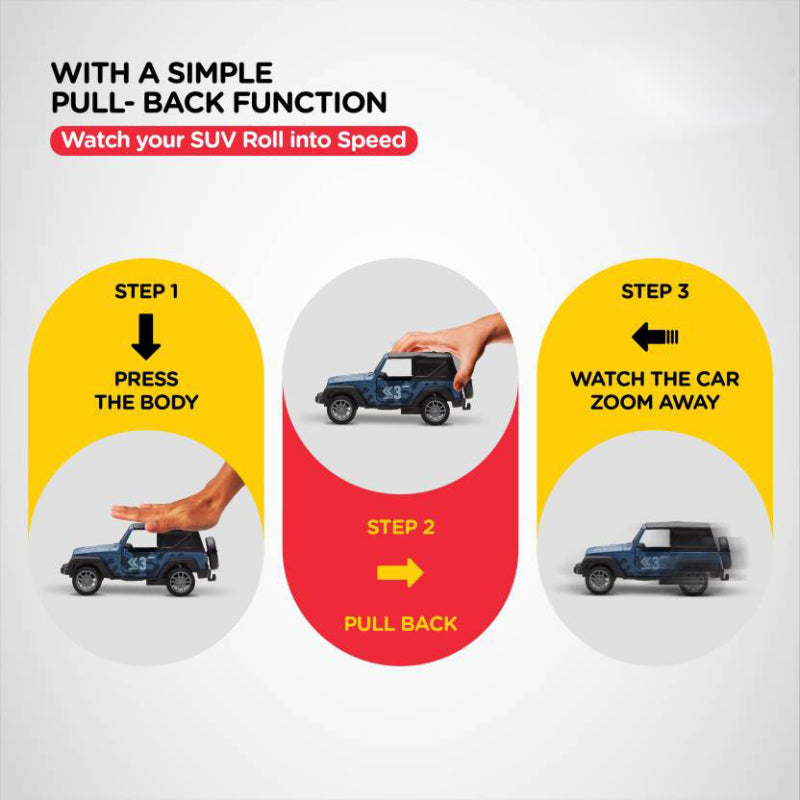 Durable And Adventure-Ready Die-Cast SUV Off-Roader For Thrilling Exploration