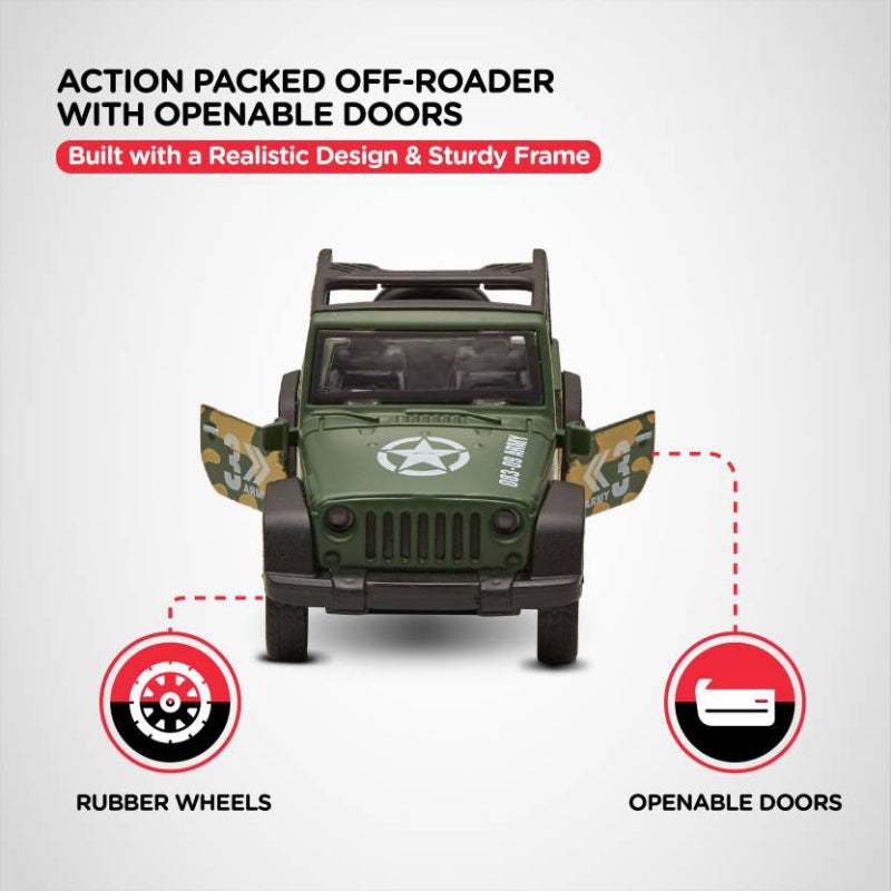 Durable And Adventure-Ready Die-Cast SUV Off-Roader For Thrilling Exploration