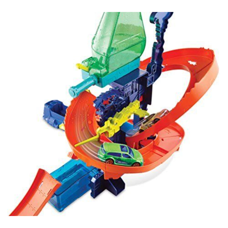 Hot Wheels Shifters Color Splash Cars Science Lab Playset for Kids